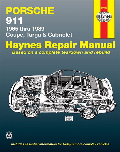 Repair Manuals And Guides For Porsche 911 1965 1989 Haynes Manuals