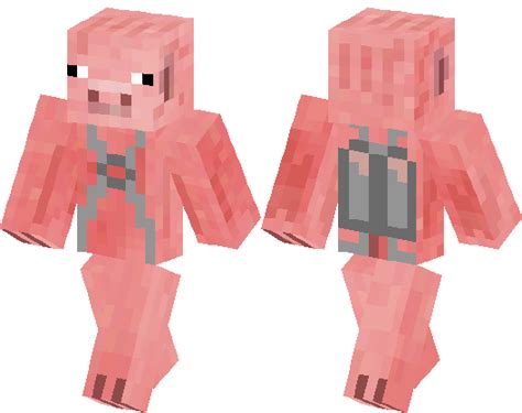 When Pigs Fly Pig In Jetpack 64x64 Minecraft Skin Minecraft Hub