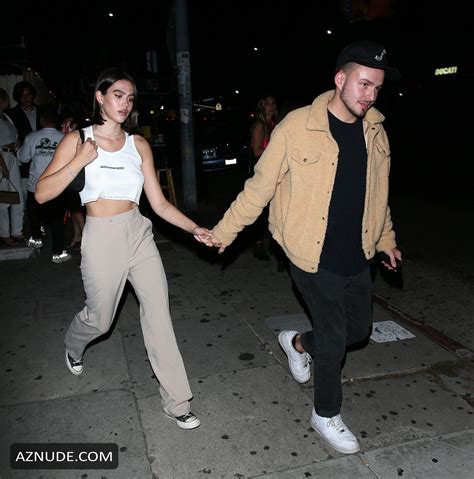 Amelia Grey And Hamlin Delilah Sexy Leaving The Nice Guy Bar In Los