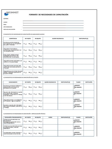 Formato De CapacitaciÓnxls Business