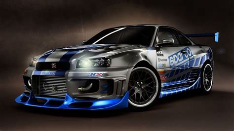 X Fast N Furious Cars Wallpaper Nissan Skyline Fast And Furious