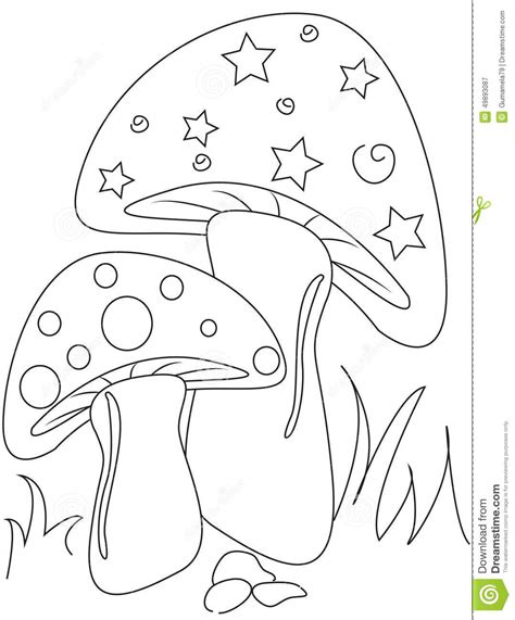 The image is quite comical and attractive at the same time. Mushroom coloring pages to download and print for free