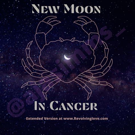 Welcome To The New Moon In Cancer 🌑♋ Revolving Love By Aja Simms