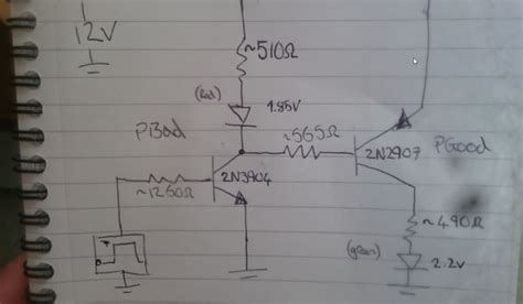Electrical Npn Switching An Pnp With Dual Led Valuable Tech Notes