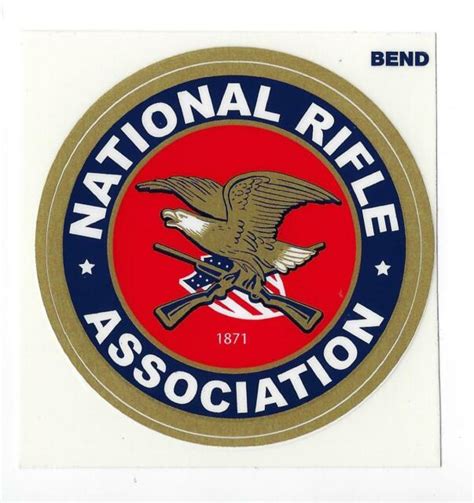Nra National Rifle Association Gun Rights 2nd Amendment Vinyl Sticker