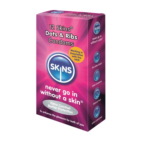 Skins Dots And Ribs Condoms Little Pink Pantrylittle Pink Pantry