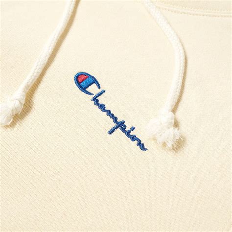 Champion Reverse Weave Small Script Logo Hoody Oat End