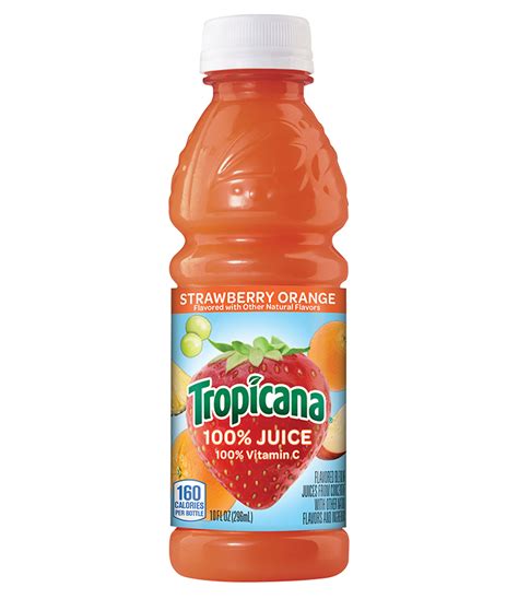 Tropicana Strawberry Orange 10oz Pepsico School Source K 12