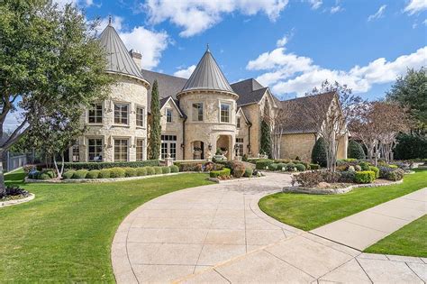 8000 Square Foot French Style Stone And Brick Mansion In Frisco Tx