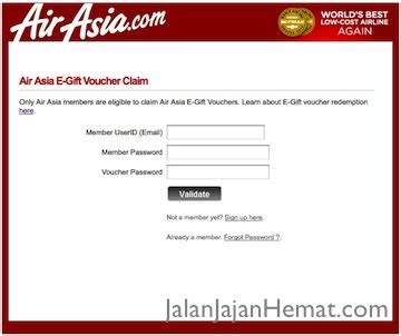 Enjoy up to 75% off promo code on enjoy flights at the lowest fares to 150+ destinations at airasia. Menggunakan electronic gift voucher AirAsia | Jalan Jajan ...
