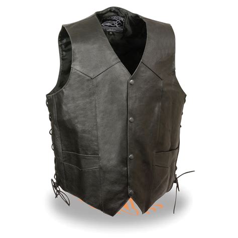 Leather Motorcycle Vests For Bikers And Motorcycle Club Members Leather