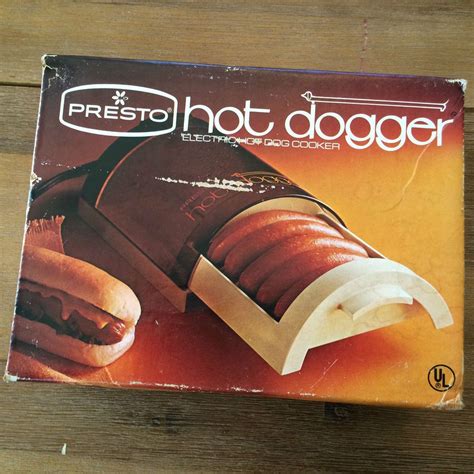 Vintage 1977 Presto Hot Dogger Electric Hot Dog Cooker New And Sealed