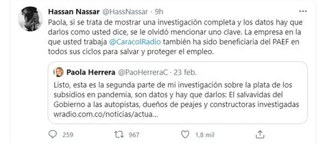 Rechazo De La Flip A Hassan Nassar Por “increpar” En Twitter A Una