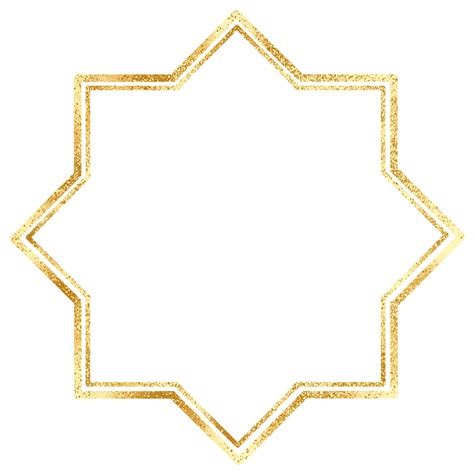 Gold Star Page Border