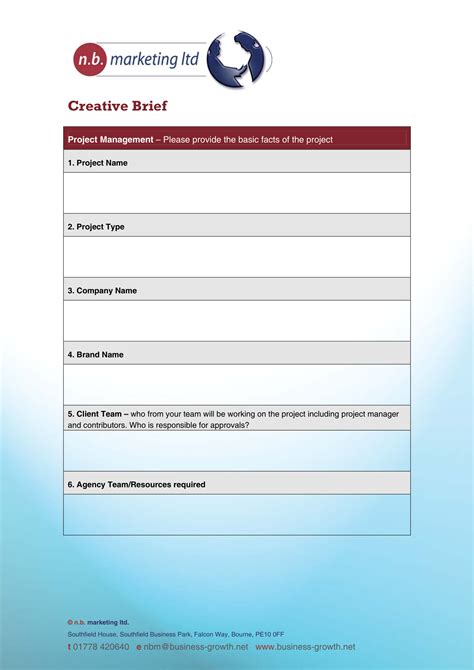 32 Free Creative Brief Templates And Examples Pdf Doc Examples