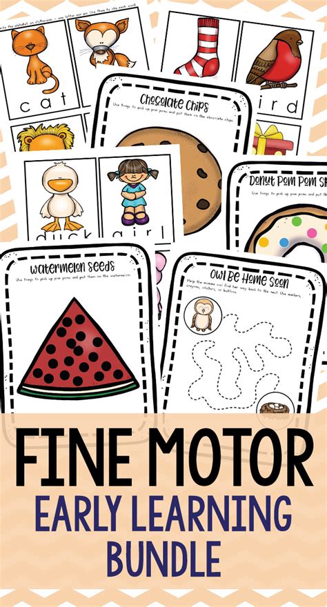 Fine Motor Activities For Preschoolers Printables