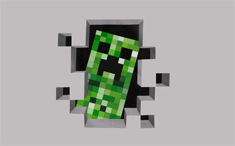 Minecraft Creeper Backgrounds Wallpaper Cave