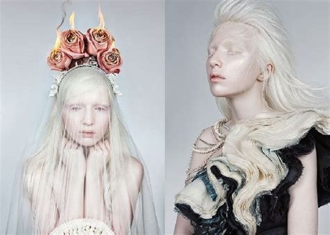 connie chiu albino model albino fashion photography
