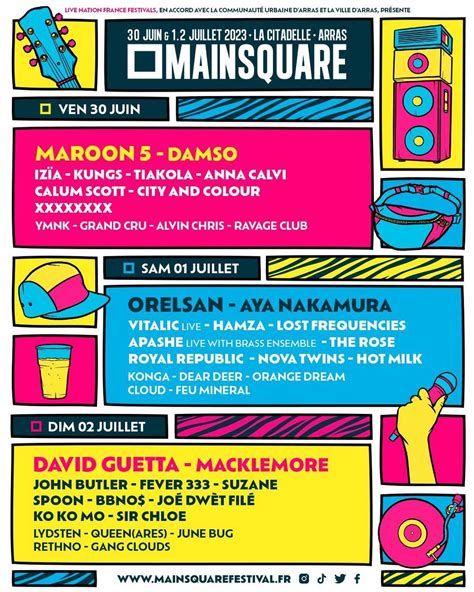 Main Square Festival 2023 Programme Date Et Billetterie