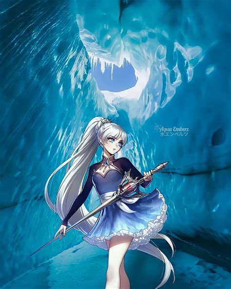 Anime Rwby Ice Queendom Weiss Schnee Hd Wallpaper Peakpx