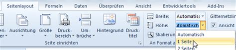 Mit der umbruchvorschau könnt ihr die seitenränder einfach einstellen, damit der gesamte inhalt reinpasst. In Excel Seite skalieren - alles auf einer Seite drucken ...