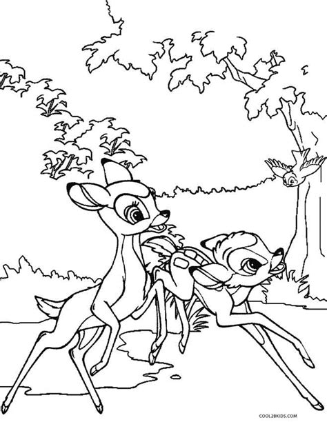 Printable Bambi Coloring Pages For Kids Cool2bkids