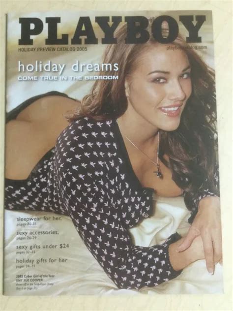 Playboy Catalog Holiday Preview Amy Sue Cooper Sexy Cover Holiday Dreams Picclick