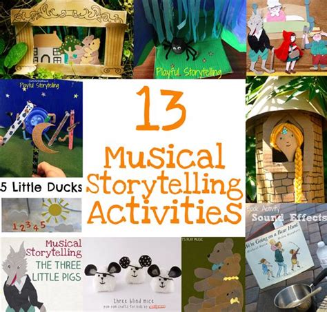 13 Musical Storytelling Activities For Kids Kindergarten Music Music