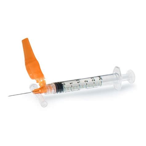 Mck Syringe With Hypodermic Needle Mckesson Prevent Ht 3 Ml 25 Gauge 1