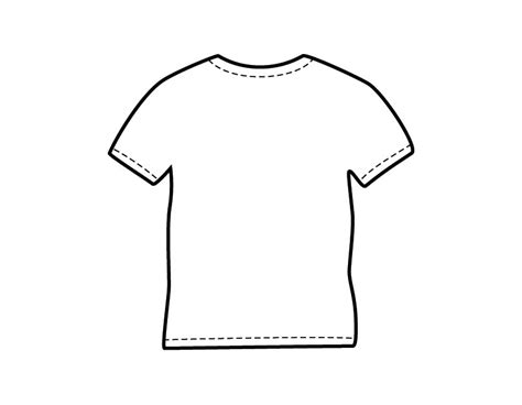 Desenho De Camiseta Para Colorir Tudodesenhos