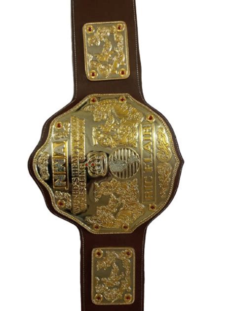 Nwa Ric Flair Big Gold Heavyweight Championship Belt Replica Etsy