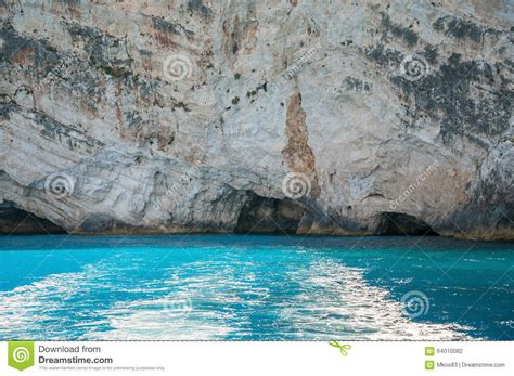 Blue Caves On Zakynthos Island Stock Photo Image Of Ocean Cave 64010082