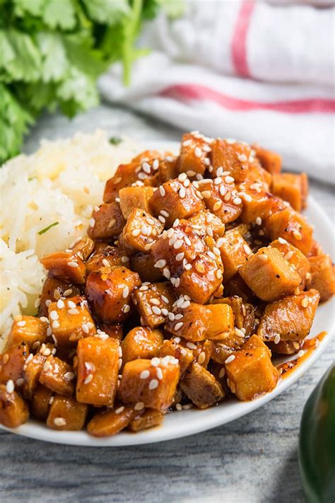 Honey Sriracha Sesame Tofu One Pot One Pot Recipes