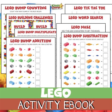 Lego Activities Ebook Kiddy Charts Fun Activities