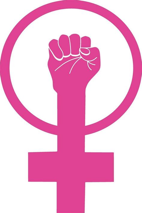 A Symbol Of Feminism Womens Rights Feminist Icon 2369392 Vector Art
