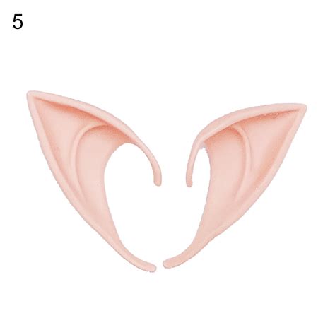 Pairs Latex Elf Ear Pixie Dress Up Costume Soft Pointed Goblin Ears