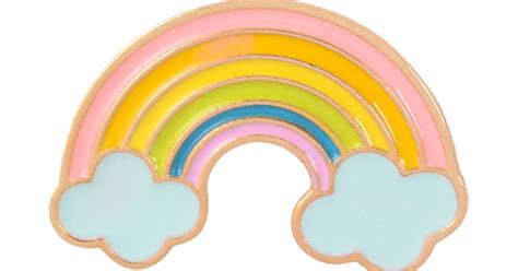 Pin Bright Rainbow Enamel Brooch Idolstore Merchandise And Collectibles
