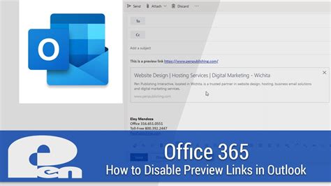 How To Disable Preview Links In Outlook Office 365 YouTube