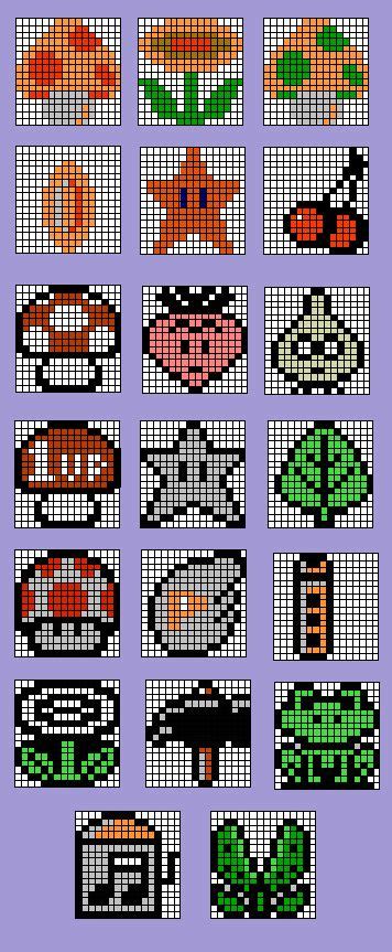 Mario Super Mario And Patterns On Pinterest