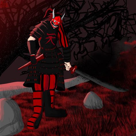 Demon Samurai By Red Stain On Newgrounds
