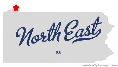 Map Of North East Pa Pennsylvania