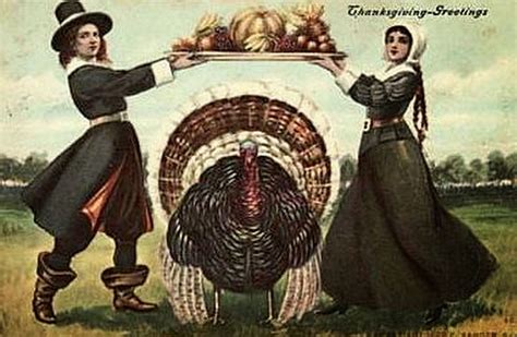 Bumble Button Thanksgiving Free Clip Art From Antique Postcards Turkeys And Pilgrims