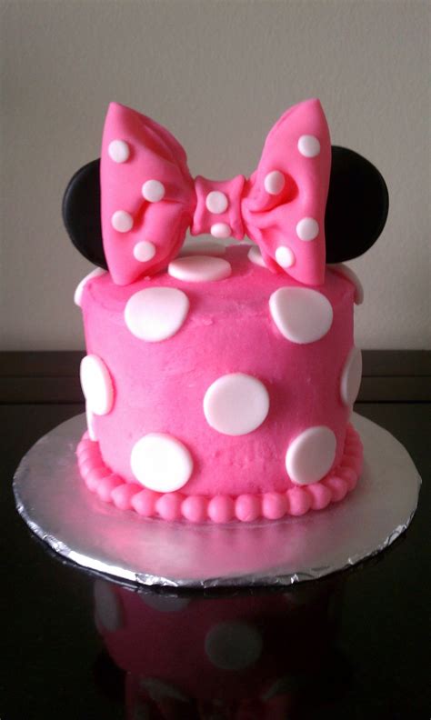 1st birthday cakes by cutter & squidge, delicious handmade cakes for baby girls or boys. Minnie Mouse 1St Birthday Smash Cake - CakeCentral.com