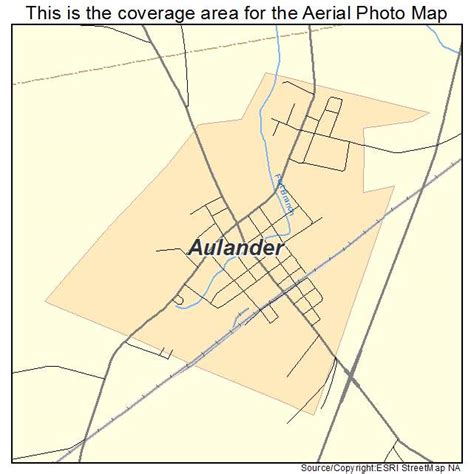 Aerial Photography Map Of Aulander Nc North Carolina