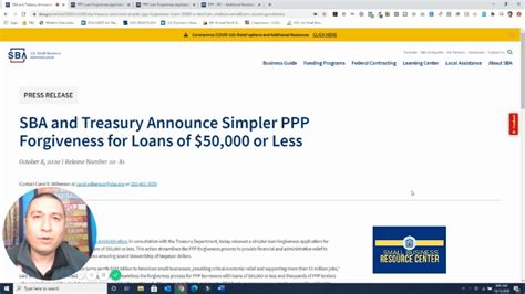 New Ppp Loan Forgiveness Application Expires Oct 31 2020 Youtube