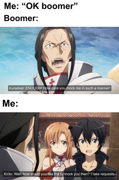 You Dare Anime Anime Memes Anime Funny