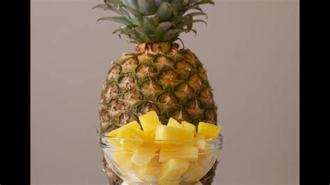 How To Cut A Pineapple Youtube