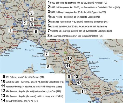 Cartina Stradale Autostrade Italia