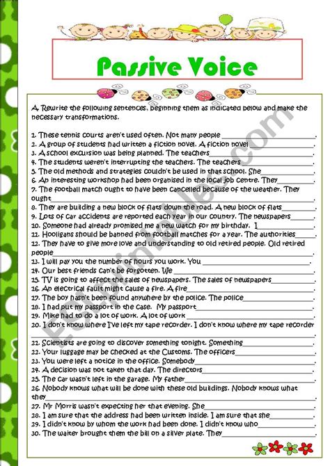 Passive Voice Game English Esl Worksheets For Distance Learning And Hot Sex Picture