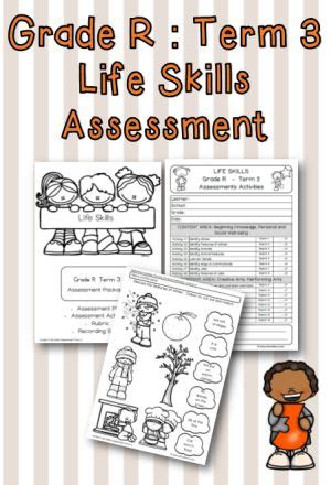 Grade R Life Skills Assessment Term Life Skills Life Skills